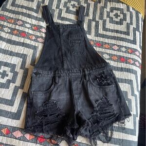 Blank NYC overall shorts